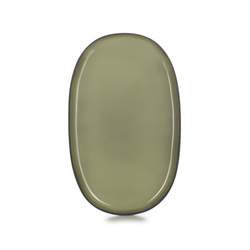 Caractere Oval Tallerken 35,5 x 21,8cm Cardamom