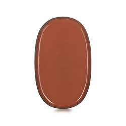 Caractere Oval Tallerken Cinnamon