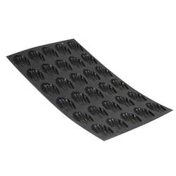 Moul Flex Silicone Black Mould-Mini Madeleines