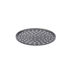 Perforated Pizza Tray, Heavy Blue Steel