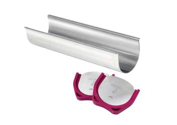 GOBEL St/st rounded yule log mould - 300 x 85 x 68 mm - capacity 1,5 L