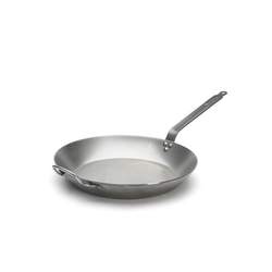 Steel Round Lyonnaise Frypan - Carbon