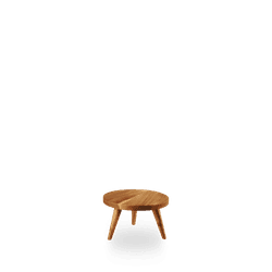 Wood Rund Small Stand 15 X 10Cm