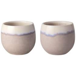 Perlemor Home Egg Cup Sand, Set 2Pcs 55x55x45mm (1)