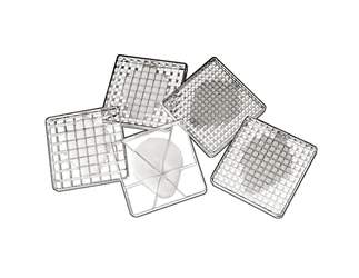 Louis Tellier Tinned blades + pusher kit for french fries cutter - 6 mm