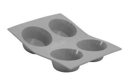 Silicone Mold Elastomoule Muffins / 4 Portions M