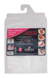 Polyethylene Ark Til Sjokoladearbeid. 30 X 20 Cm. 5 Stk. Til Kaldt Bruk.