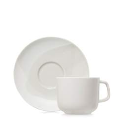 CONFLUENCE Tea Cup And Saucer 20Cl Linen Alabaster white