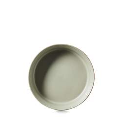 CONTRE JOUR Deep Flared Plate 20cm Almond green