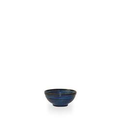 Sapphire Blue Ripple Snack Bolle 10.4 X 4.9Cm