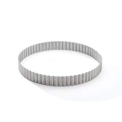 Perforated Fluted St-Steel Tart Ring H 3 ?24