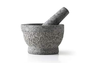 Morter m/støter 10 cm dia15 cm
