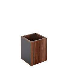 Cutlery Box Wood (Walnut) 11X11X13Cm