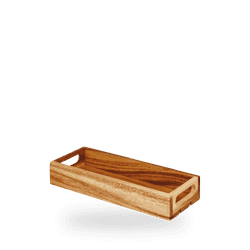 Wood Small Rect Crate 30 X 11.8 X 4.8Cm