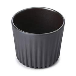 Pekoe Kopp 8Cl Black Smooth Dark Metal