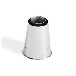 St.Steel Sultane Plain Nozzle - Ht 5 Cm Ø2.5