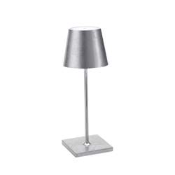 Poldina PRO Mini Bordlampe LED - Silver Leaf