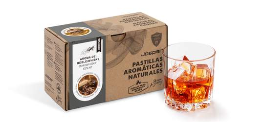 Josper Naturlige Aromatiske Røyketabletter / 48 stk / Eikefat Whisky (Roble Whisky)