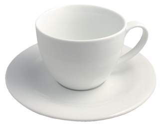 Alaska Frokost Kopp & Saucer White