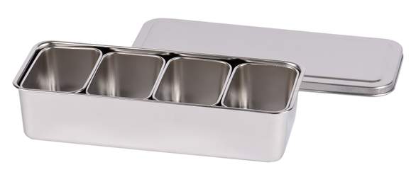 Louis Tellier Japanese mini-boxes in container - 28,1 x 11,8 x 6,3 cm - with 4 b