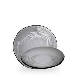Bamboo Organic Glass Tallerken 22.5Cm