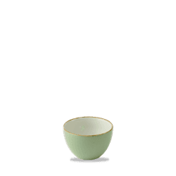Stonecast Sage Green Profile Sugar 22.7cl H: 6.2cm Dia: 9.8cm