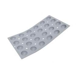 Elastomoule 30X20 Cm "Minihalvkule" Ø3 Cm 24 Stk
