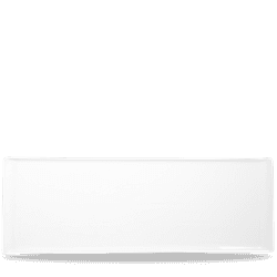Plastic Rect Wh Melamine Fat 58 X 20Cm