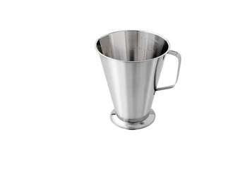St/st gratuated measure - 2 L - with handle and spout
