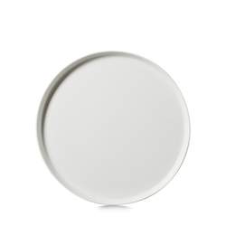 CONTRE JOUR Plate 26cm Alabaster white