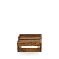 Wood S/S Stkng Crate Riser 25.8 X 22.15 X 9.4Cm