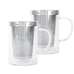 Set 'Tea For Two' 2 Tasses A The Double Paroi 0,4 L Verbena