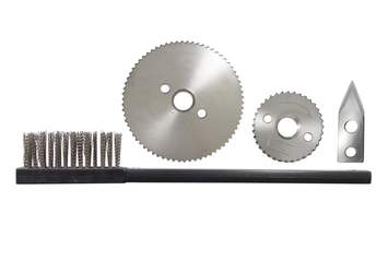 Louis Tellier Spare kit for electric can opener OE750 : wheel Ø 36mm + wheel Ø 7