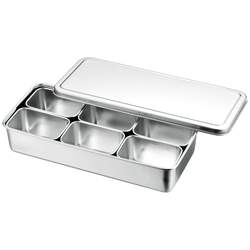 Louis Tellier Japanese mini-boxes in container - 32,8 x 14,8 x 6,3 cm - with 6 b