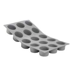 Elastomoule 30X20 Cm "Mini Muffin" Ø45 Mm 15 Stk