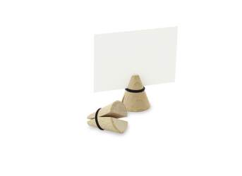 Ibr Label Clip Holder Beech Wood
