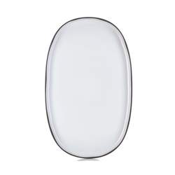 Caractere Oval Ildfast 46,5 x 28,7 x 3 cm White Cumulus