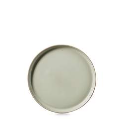 CONTRE JOUR Plate 21cm Almond green