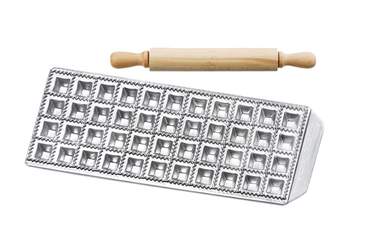 Imperia Mould 44 raviolis 2,5 x 2,5 cm + rolling pin