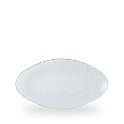 Isla Glass Clear Oval Platter 30x16,2cm