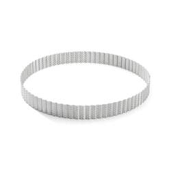 Perforated Fluted St-Steel Tart Ring H 3 ?28