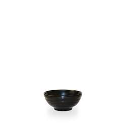 Oynx Black Ripple Snack Bolle 12 X 5.7Cm