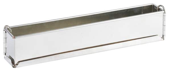 GOBEL Tin plate springform long loaf pan (mini) - Plain - Removable bottom - 500