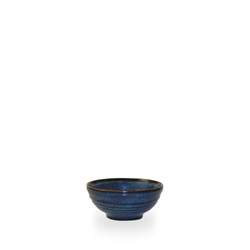 Sapphire Blue Ripple Snack Bolle 12 X 5.7Cm