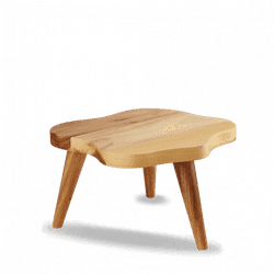 Wood Large Organic Stand Xcm 27.5 X 14.5Cm