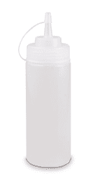 Clear Squeezy Bottle 240Ml