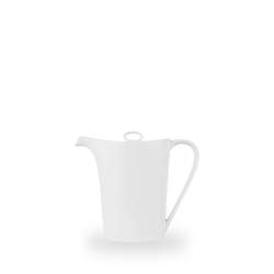 Alchemy Ambience White Oval Coffee Pot H: 15.5Cm