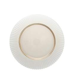 ARCHIE Glass Plate flat 32,5cm ginger gold (4)