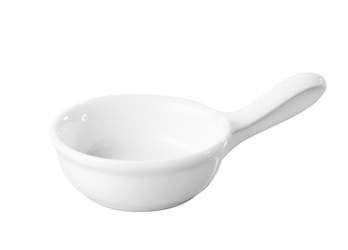 Miniature Sauspan 6,4Cm 2Cl White