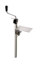 Louis Tellier St/st manual can opener - Composite head - Table clamp - 550 mm